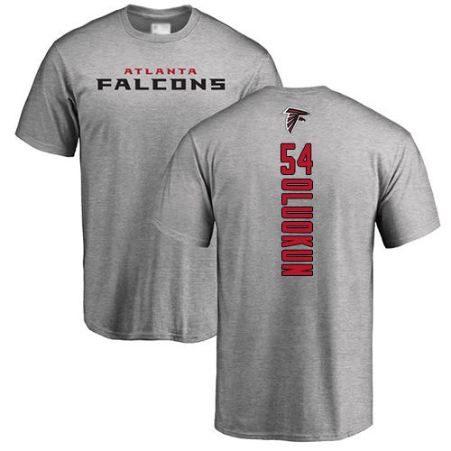 Atlanta Falcons Men Ash Foye Oluokun Backer NFL Football #54 T Shirt